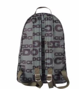 Cdg Grey Nylon Backpack